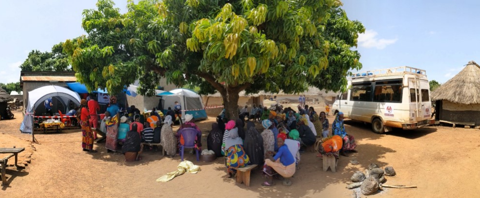 Amoddou et sa caravane médicale en Guinée