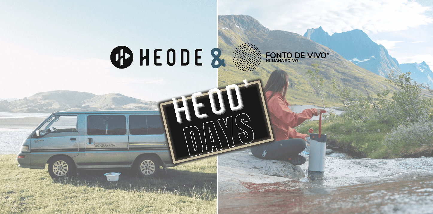 Bannière Heode x Fonto de vivo pour les heodays
