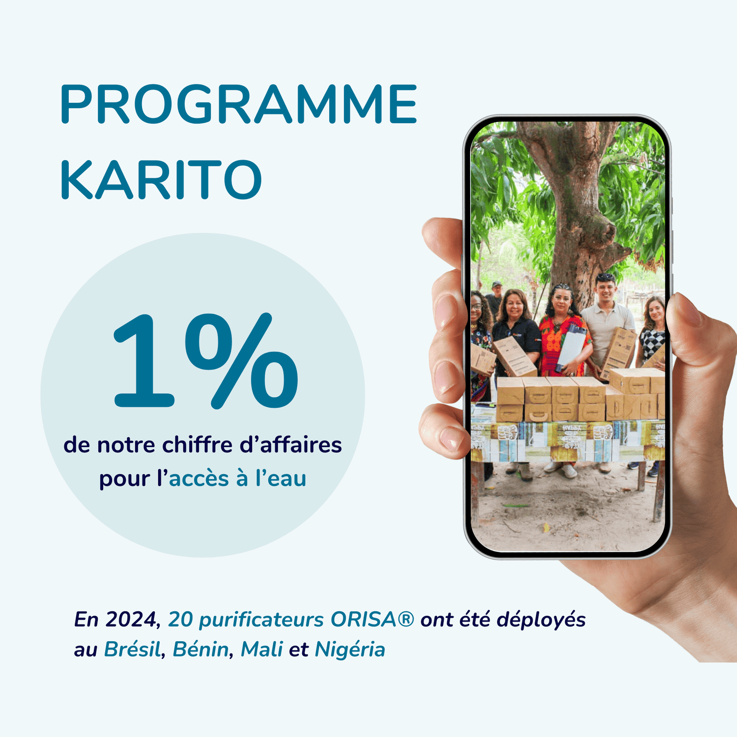 Programme solidaire Karito de Fonto de vivo