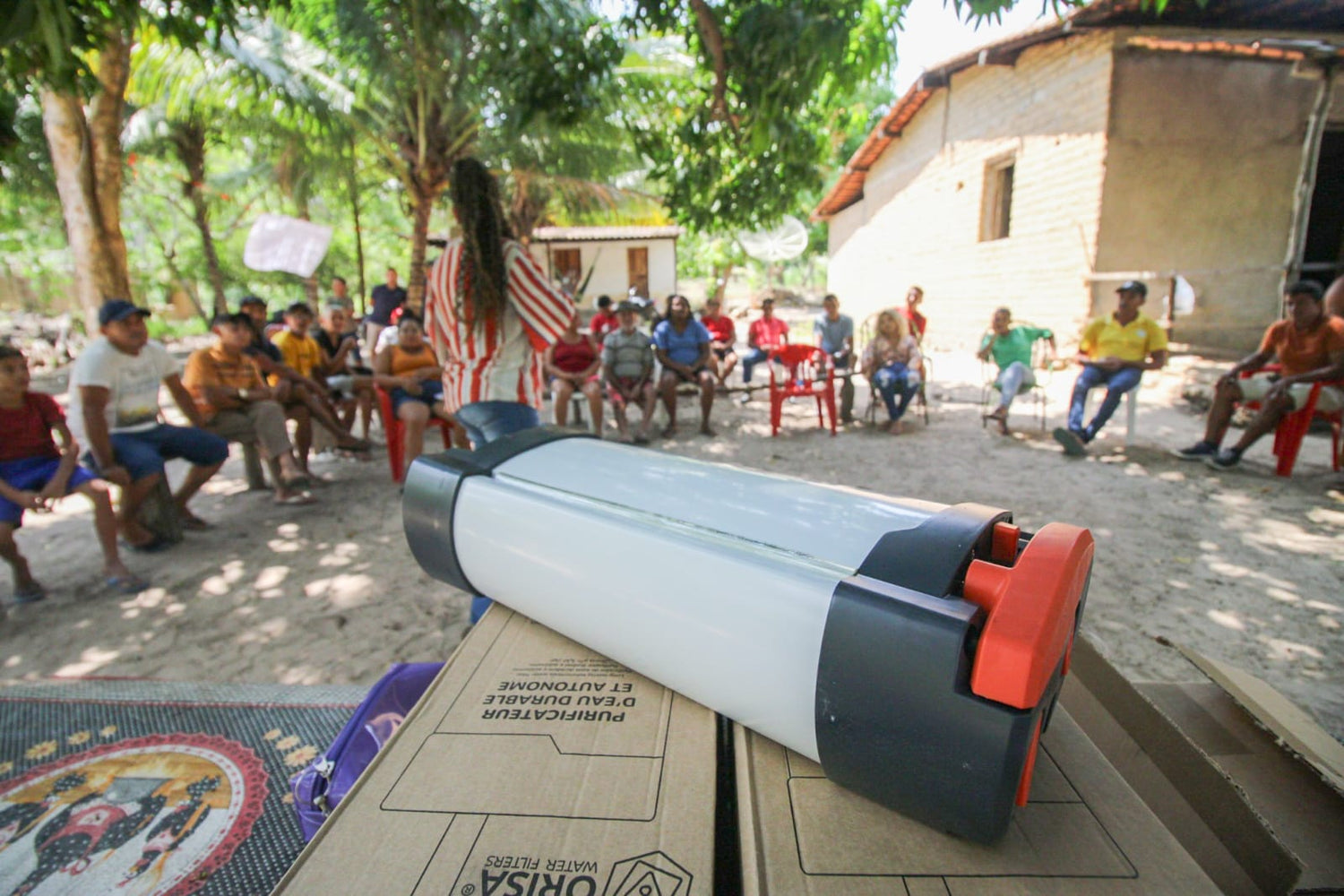 Le filtre à eau ORISA est distribué au Brésil dans le cadre d'un déploiement humanitaire