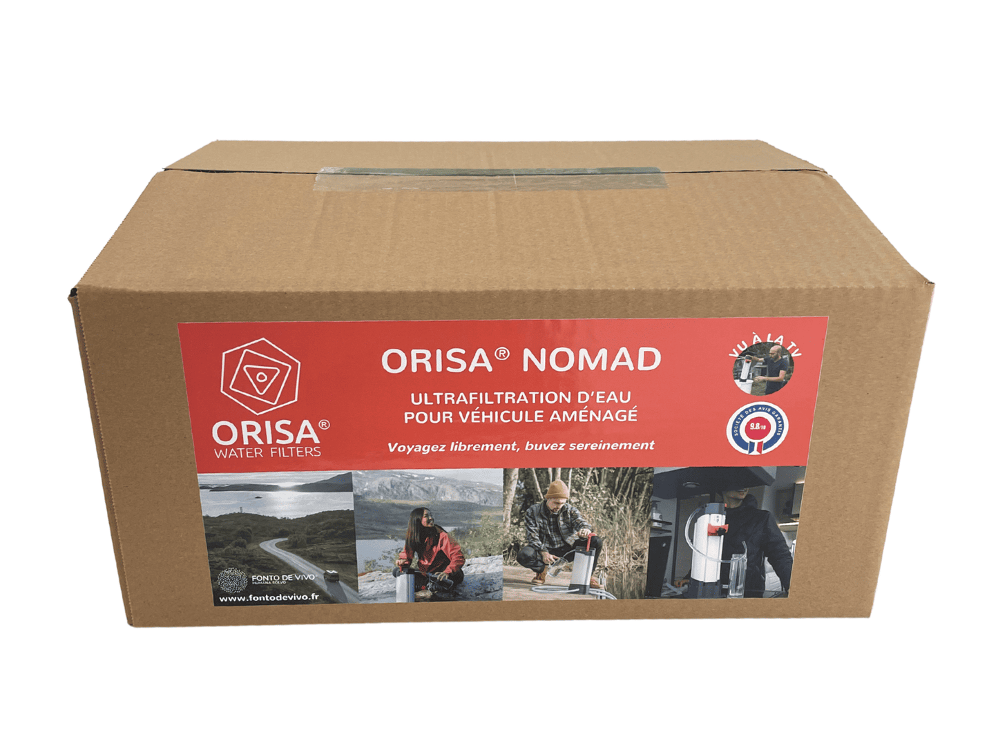 packaging de la connexion robinet pour véhicule aménagé du purificateur d'eau orisa