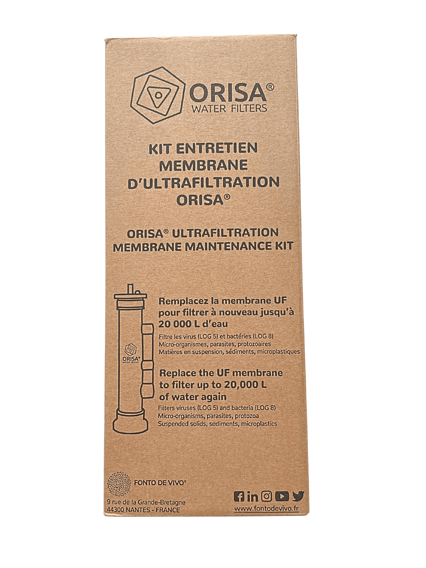 Membrana de ultrafiltração ORISA®