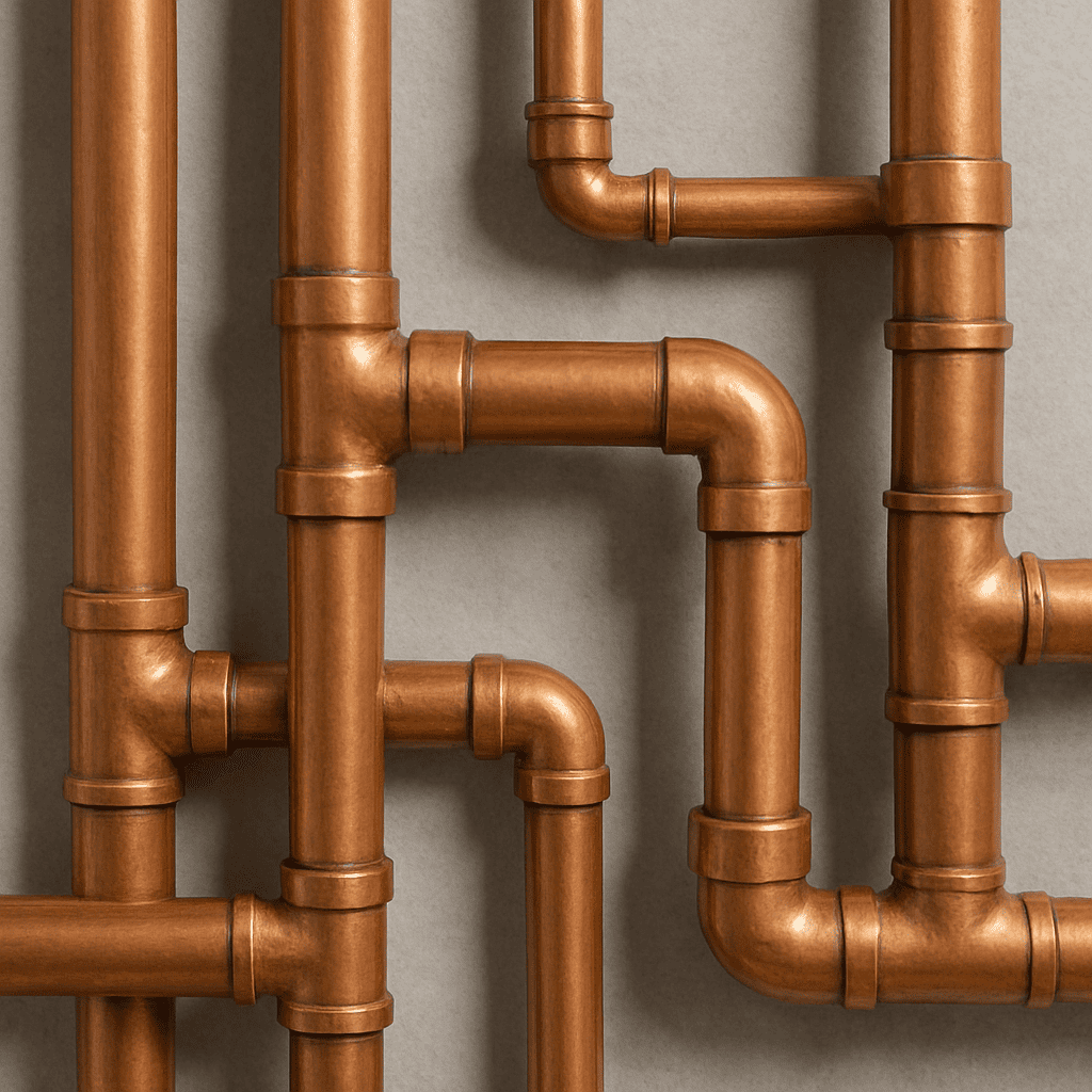 canalisations en cuivre qui contaminent l'eau