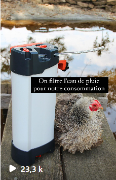 l'arche des hayes  influenceurs qui ont adopté le purificateur d'eau ORISA et collabore avec Fonto de vivo