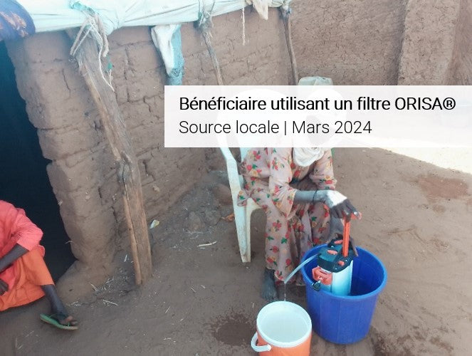 Bénéficiaires utilisant un filtre ORISA au Niger, mars 2014