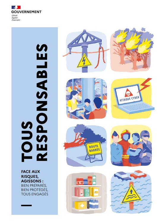Nouveau guide de survie “Tous responsables” : comment mieux se préparer aux crises selon le gouvernement