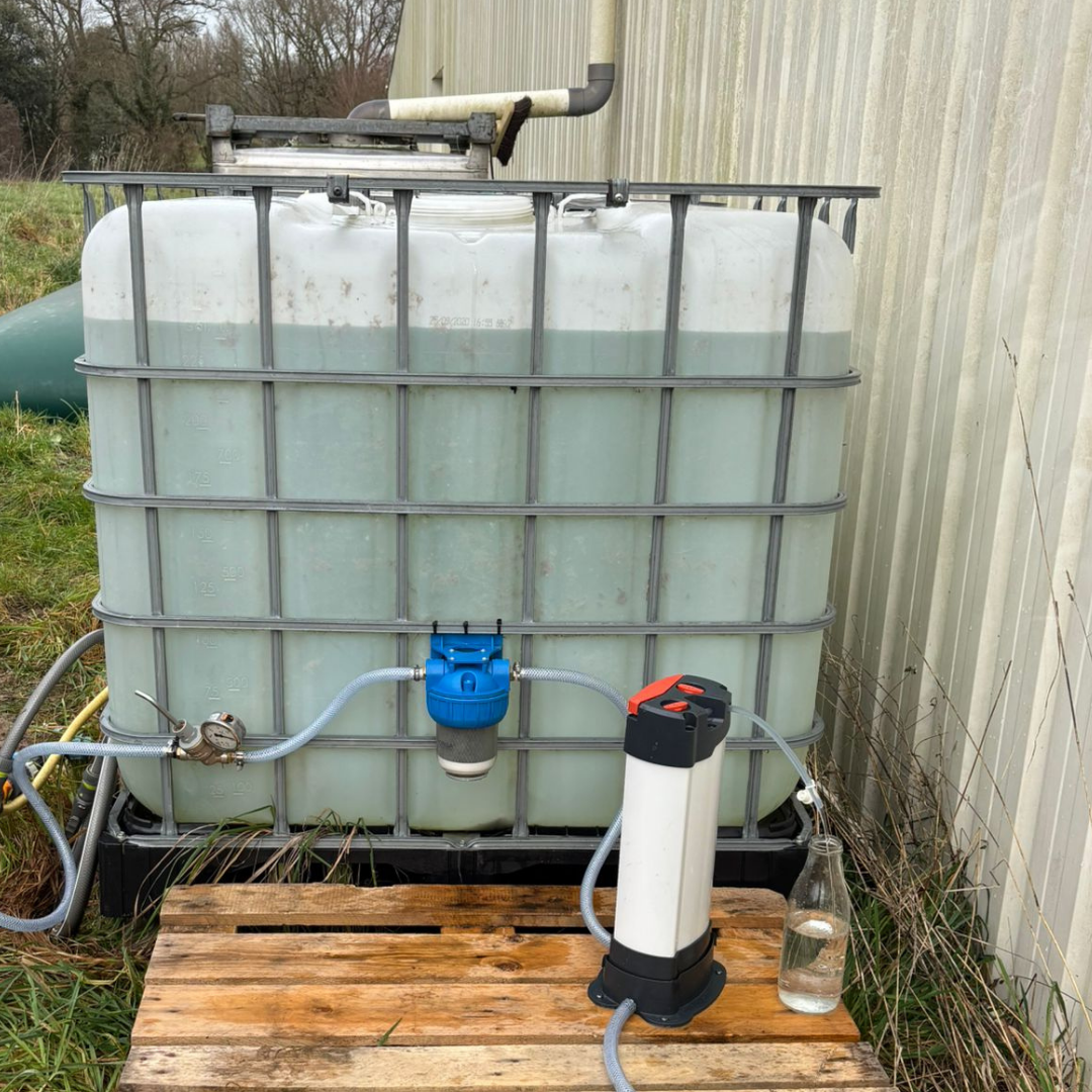 Connexion réseau d'eau domestique et réservoir ORISA®