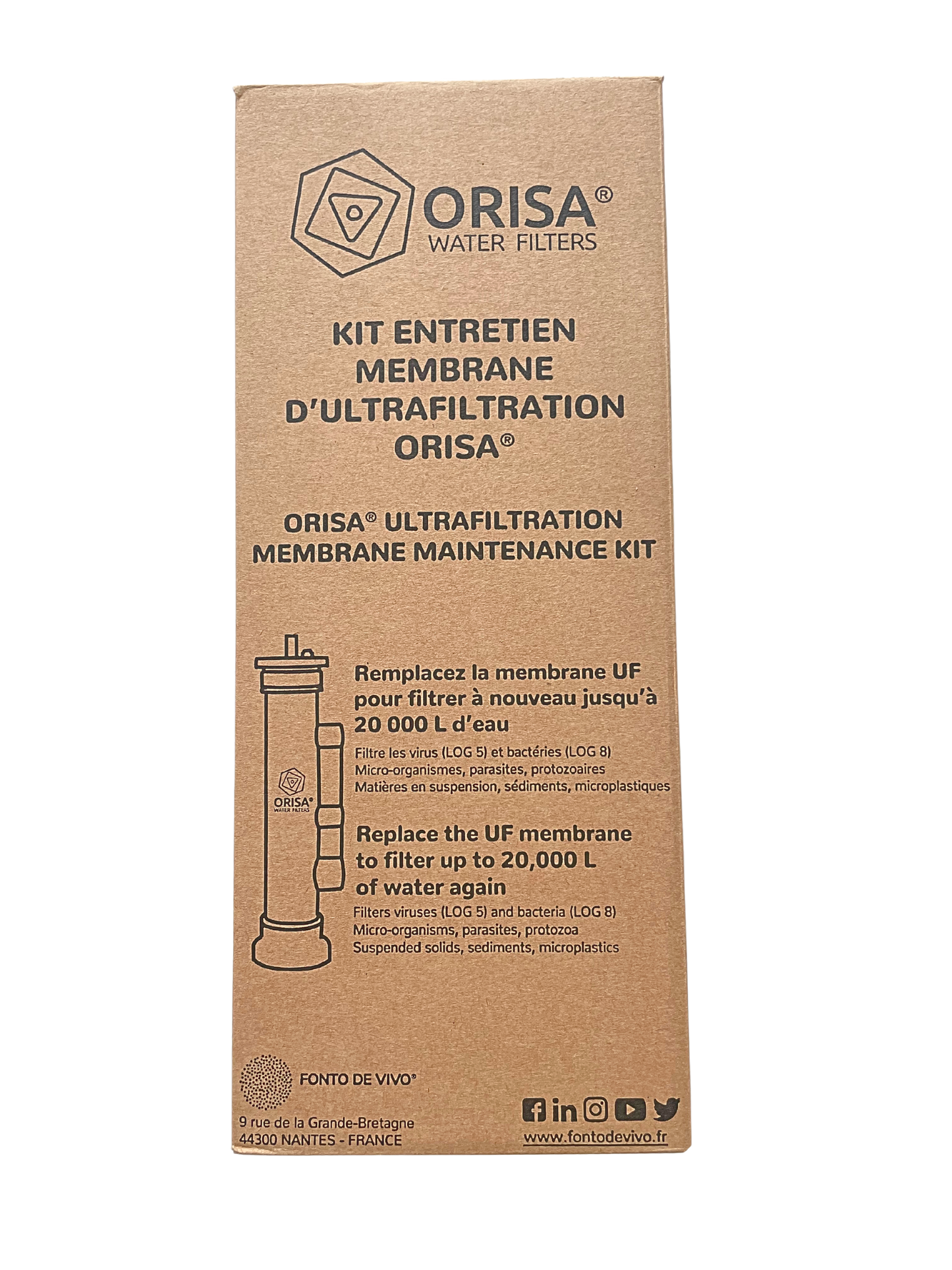 Membrana de ultrafiltración ORISA®
