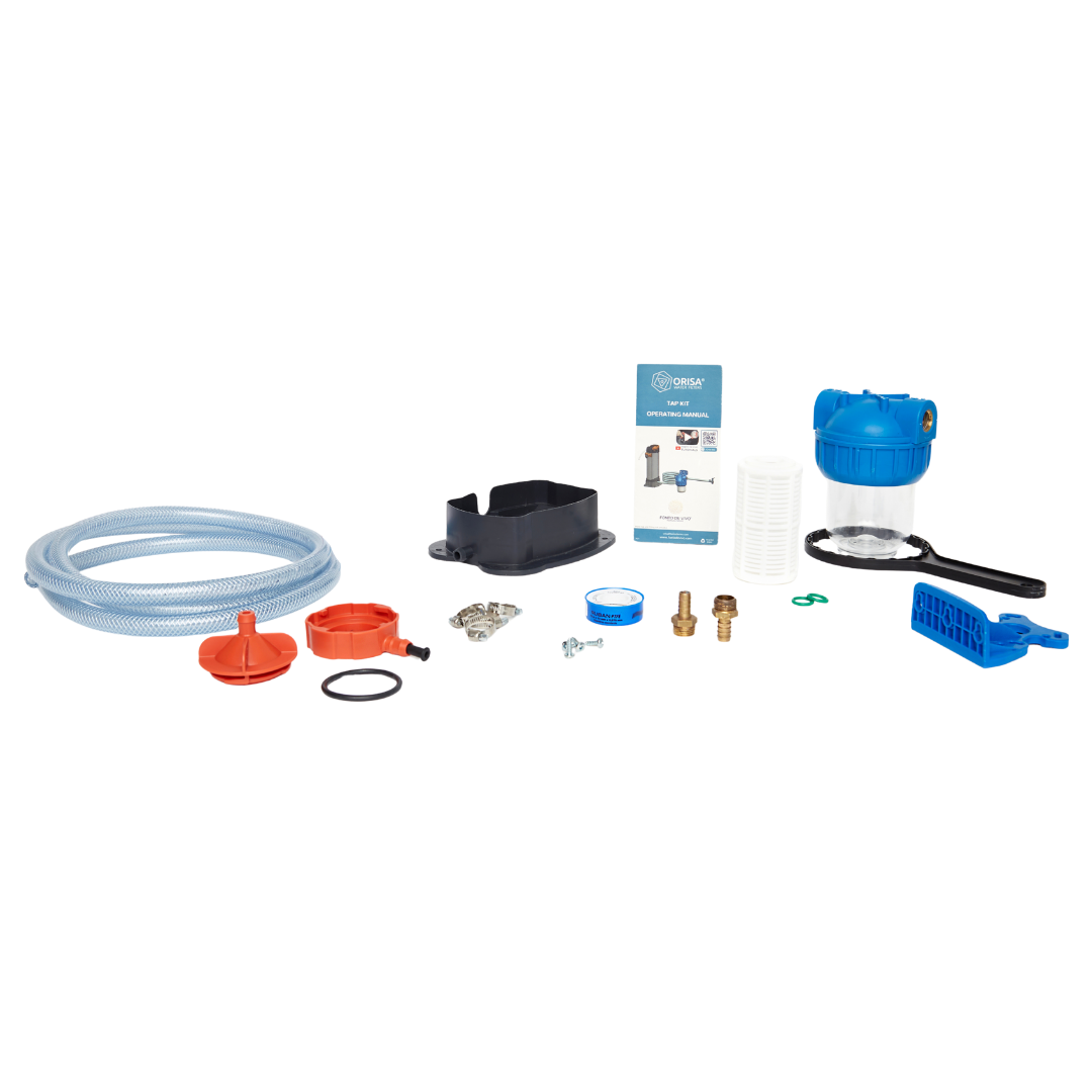 Connexion réseau d'eau domestique et réservoir ORISA®