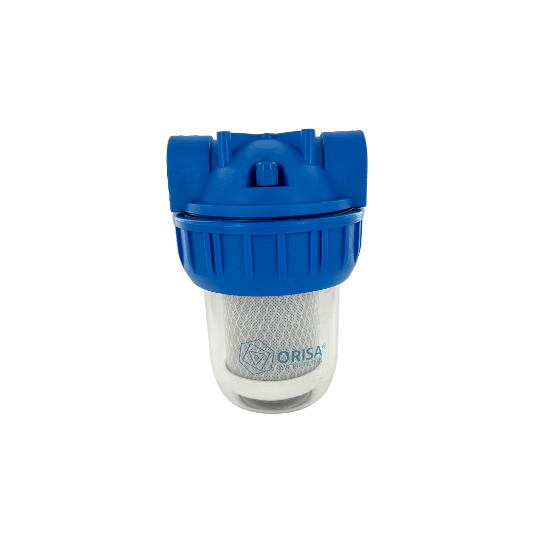 Connexion réseau d'eau et réservoir ORISA® + filtre charbon actif 5 microns