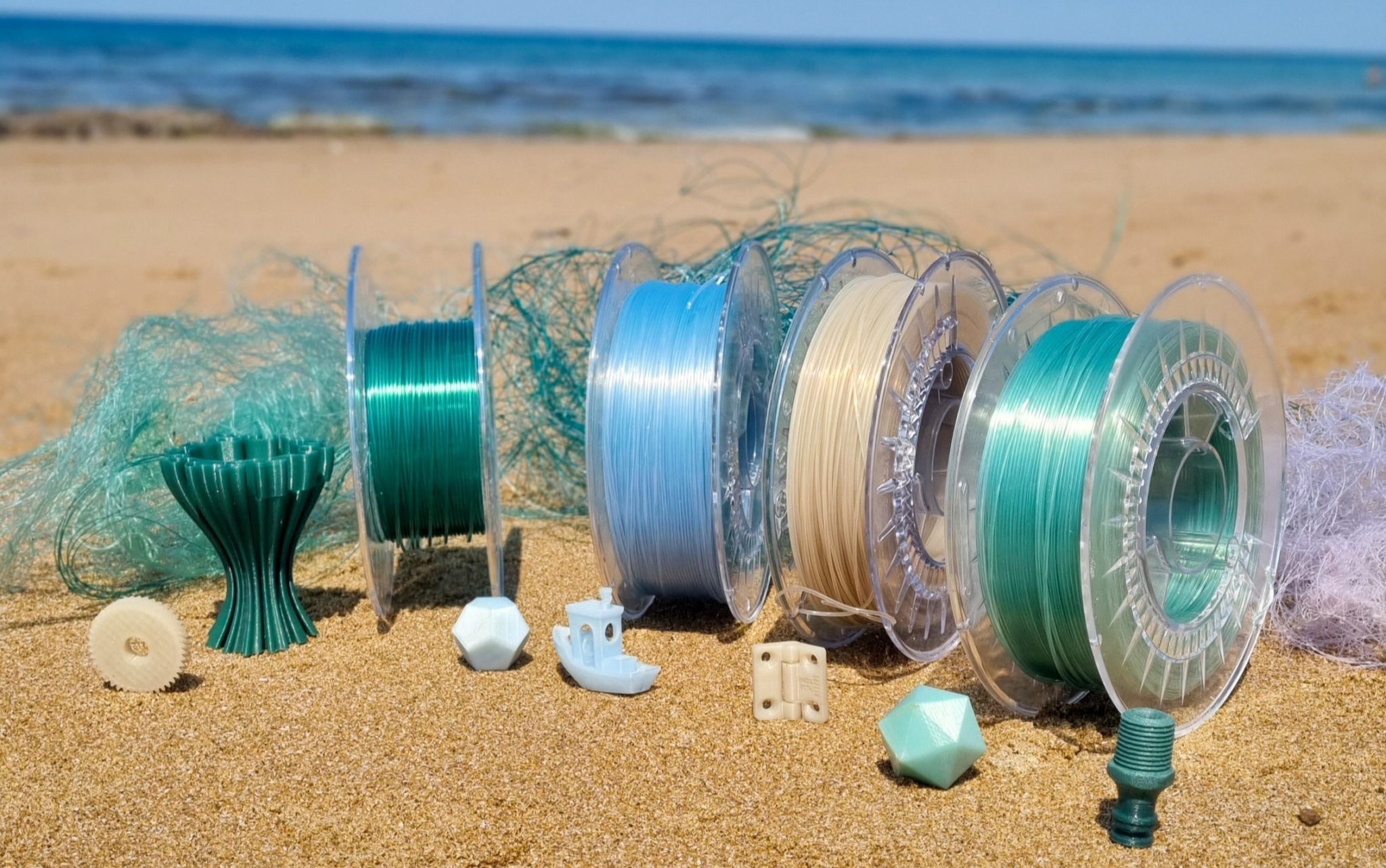 ValorYeu recycle des filets de pêche pour en faire des filaments